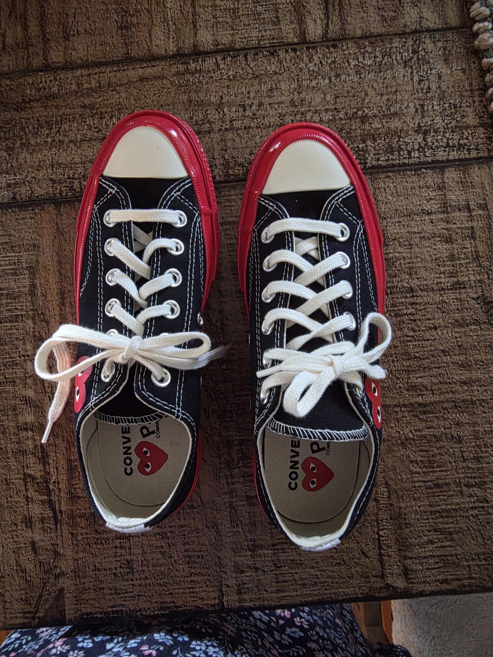 Converse x Comme des Garçons PLAY Chuck Taylor Low Top Sneakers